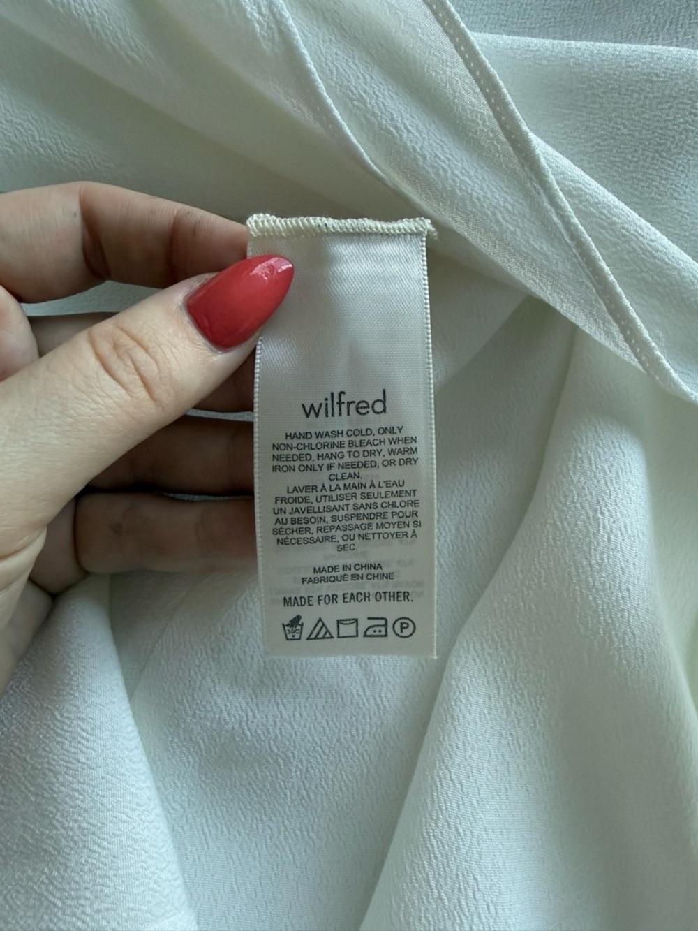 NWT - Aritzia - Wilfred - Affogato Dress - Light Birch - Picture 7 of 12